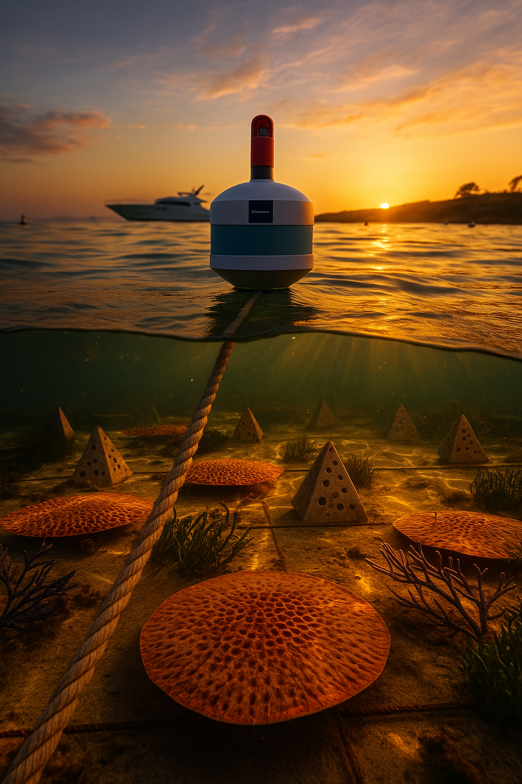 Smart Buoy System with underwater ecosystem view